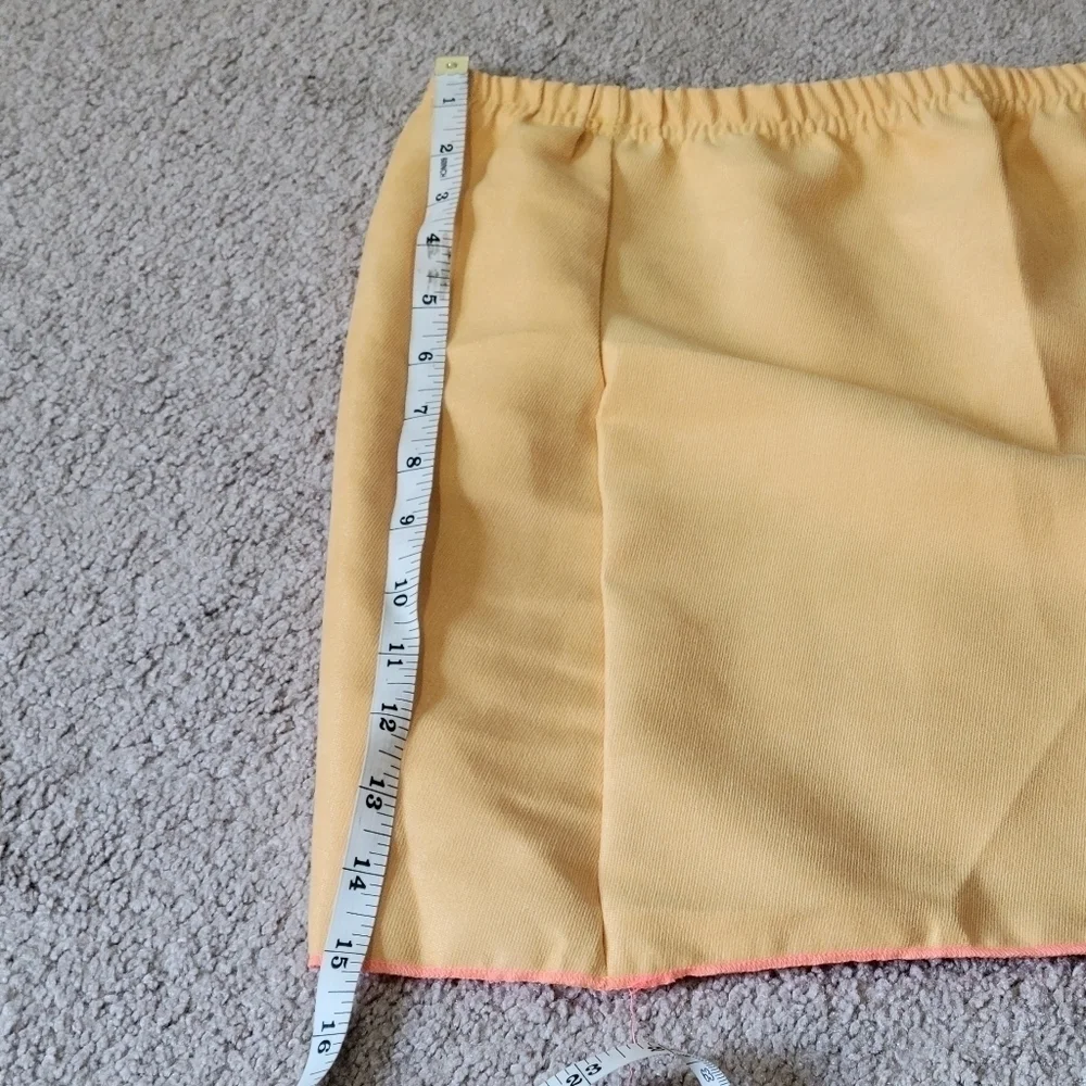 Soft Lemon Yellow Mini Skirt – Fresh & Feminine